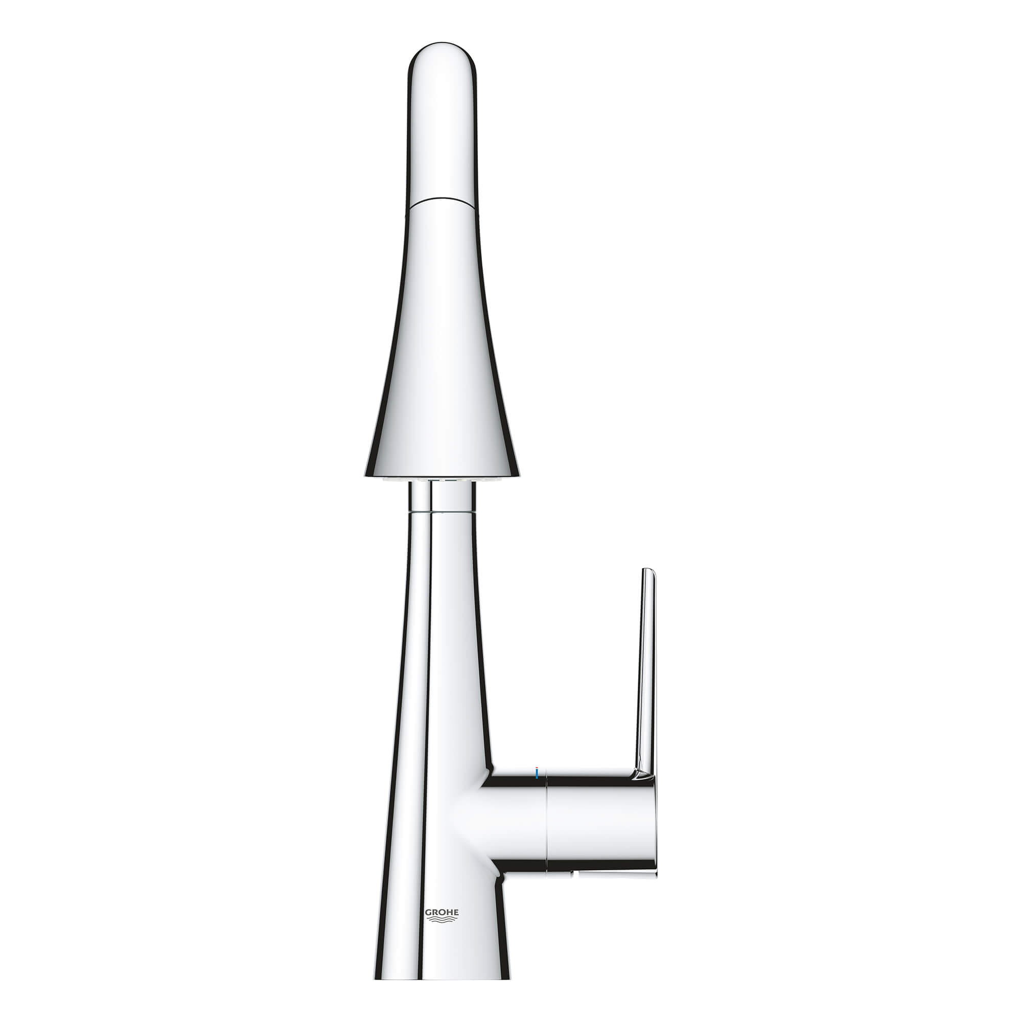 Single-Handle Pull Down Kitchen Faucet Triple Spray 6.6 L/min (1.75 gpm)